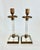 19th C French Restoration Gilt Bronze & Cut Crystal Candlesticks - A Pair For Sale - Image 4 of 13