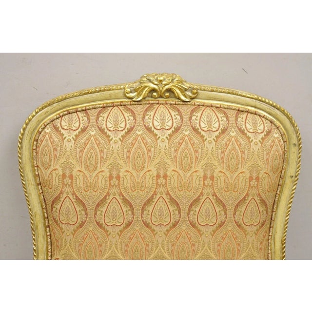 Wood Late 20th Century Oscar De La Renta Home Century Furniture Italian Neoclassical Style Armchair For Sale - Image 7 of 12