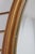 Gold Oval Gold Framed Beveled Glass Wall Mirror For Sale - Image 8 of 11