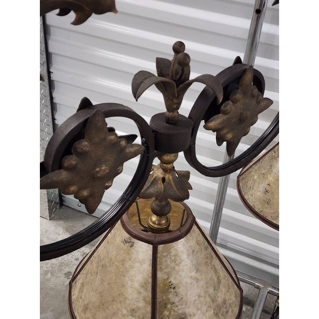 Ironware International, Inc Victoria 3 Light Pendant Chandelier For Sale - Image 10 of 17