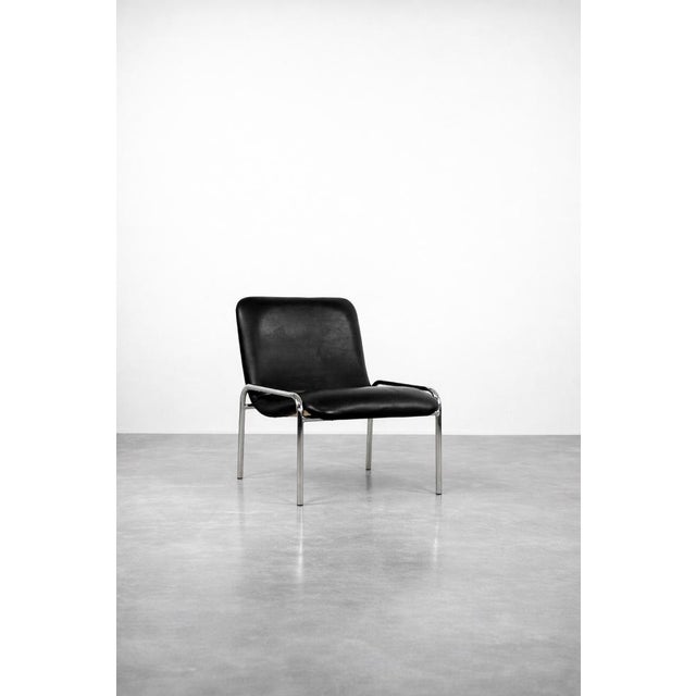 Vintage Minimalist Chrome Armchairs from Thonet, 1970s, Set of 2 For Sale - Image 10 of 18