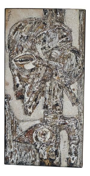 Georges Ebrin Adingra, Composition, 1975, Mixed Media