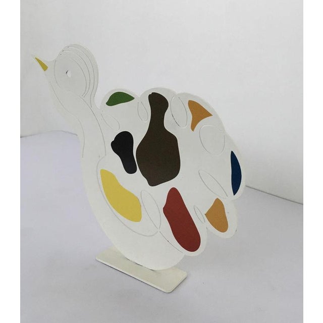 White Painted Metal Sculpture by Riccardo Dalisi, Italy, 1980s For Sale - Image 18 of 18