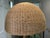 Beige Vintage Rattan Umbrella Shaped Floor Lamp For Sale - Image 8 of 12