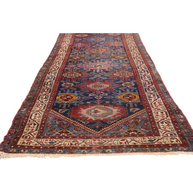 Late 19th Century Persian Malayer Rug, 03'00 X 20'01 For Sale - Image 4 of 10