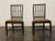 Wood 1990s Pair of Vintage Side Chairs With Leather Upholstery For Sale - Image 7 of 7
