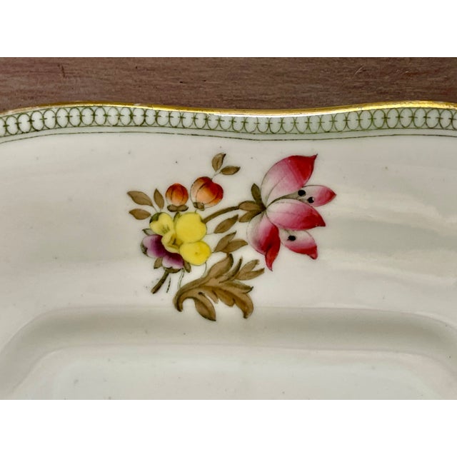 Early 19th Century Early 19th C. Minton Floral Platter, Rare Era For Sale - Image 5 of 10