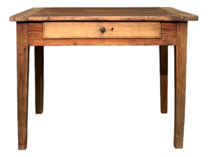 Antique Table in Larch and Walnut, 1800