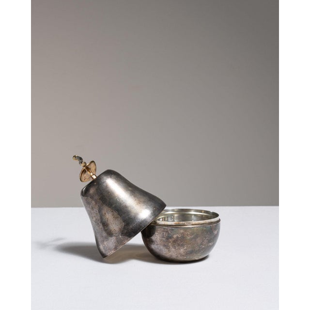 1970s Belgium Silver Pear-Shaped Ice Bucket For Sale - Image 14 of 15