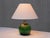 Metal Table Lamp in Green Lacquered Wood and Nickel from Olof Heijke, Sweden, 1930s For Sale - Image 7 of 11