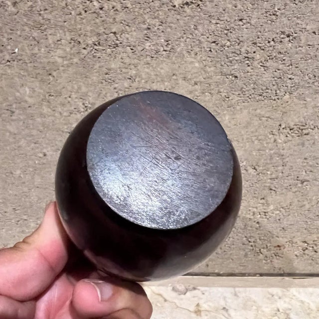 Wood Mid-Century ModernPetite Rosewood Jar Lidded Vessel Box For Sale - Image 7 of 9