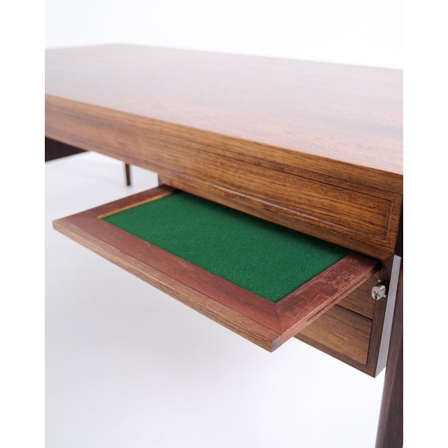 Wood Diplomat Desk in Rosewood attributed to Finn Juhl for France & Søn, 1961 For Sale - Image 7 of 18
