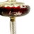 Victorian Era Etched Cranberry Glass Boudoir Table Lamps Pair For Sale In Philadelphia - Image 6 of 12