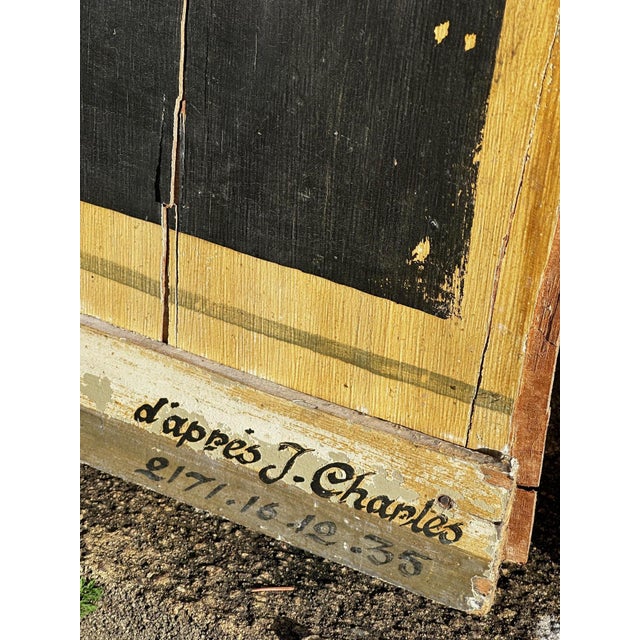 Wood Poster on Panel, 1935 For Sale - Image 7 of 11