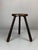 Mid-Century Modernist French Brutalist Wood Turned Tripod Stools, 1950s, Set of 2 For Sale - Image 9 of 18