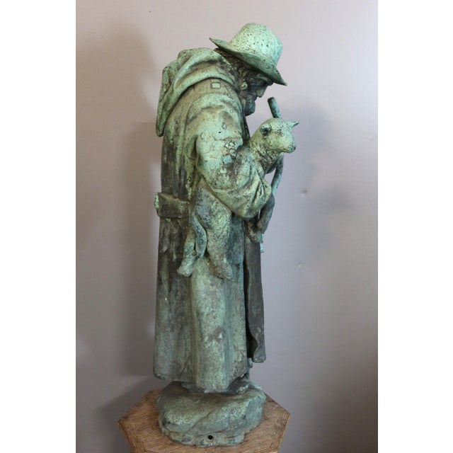 Shepherd and His Lamb, 1904, Bronze For Sale - Image 6 of 15