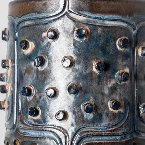 Danish Brown Ceramic Pendant Light, 1970 For Sale - Image 6 of 18