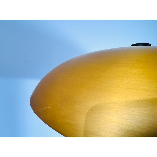 Mid-Century Modern Art Deco Danish Zenith Gold Table Lamp in Aluminum, Brass and Bakelite, 1960 For Sale - Image 13 of 18