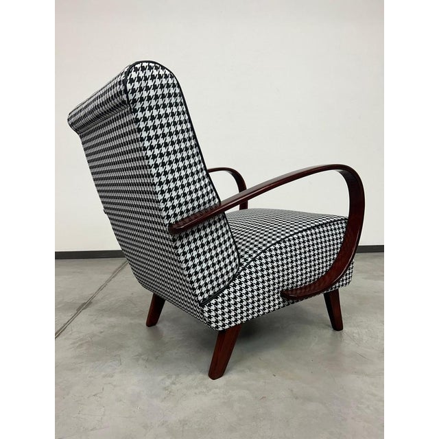 Wood Pepito Art Deco Armchair by Jindřich Halabala, 1940s For Sale - Image 7 of 10