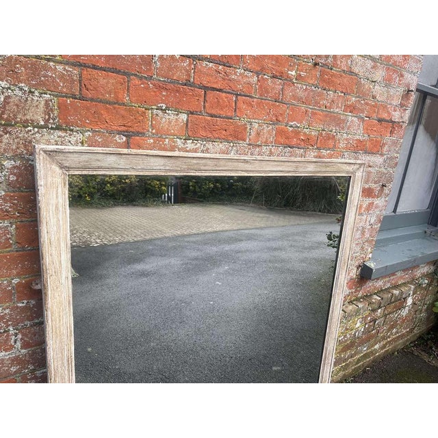 Large Antique English Overmantle Mirror For Sale - Image 5 of 7