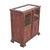 Wooden Display Case with Red Patina For Sale - Image 3 of 6