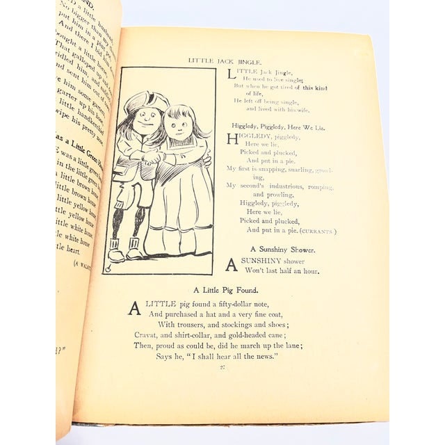 1901 Mother Goose Rhymes Book For Sale - Image 10 of 14