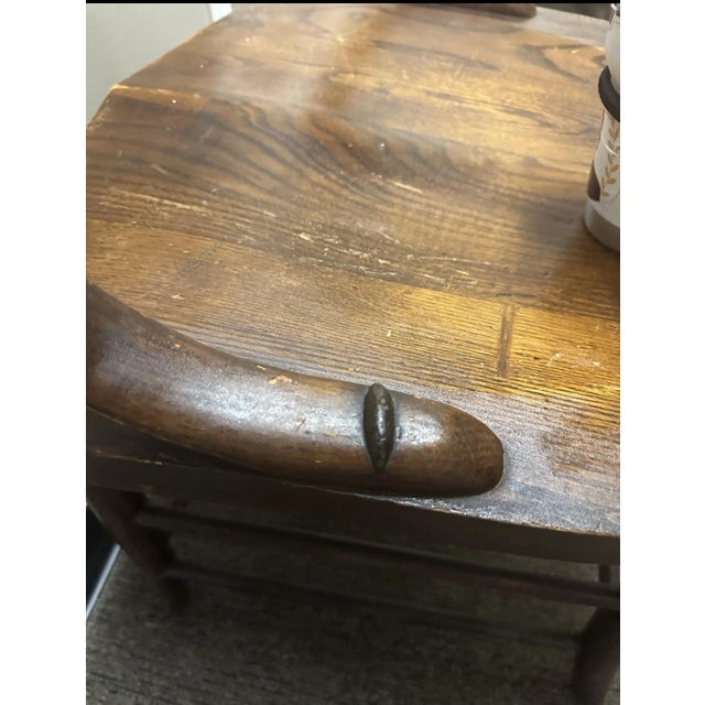 Antique Set 4 Heywood Brothers & Wakefield Company Dining Chairs For Sale - Image 11 of 11