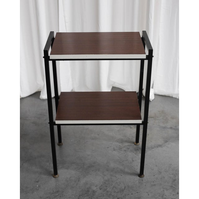 Mid-Century Italian Console Table in Metal and Wood, 1960s For Sale - Image 4 of 6
