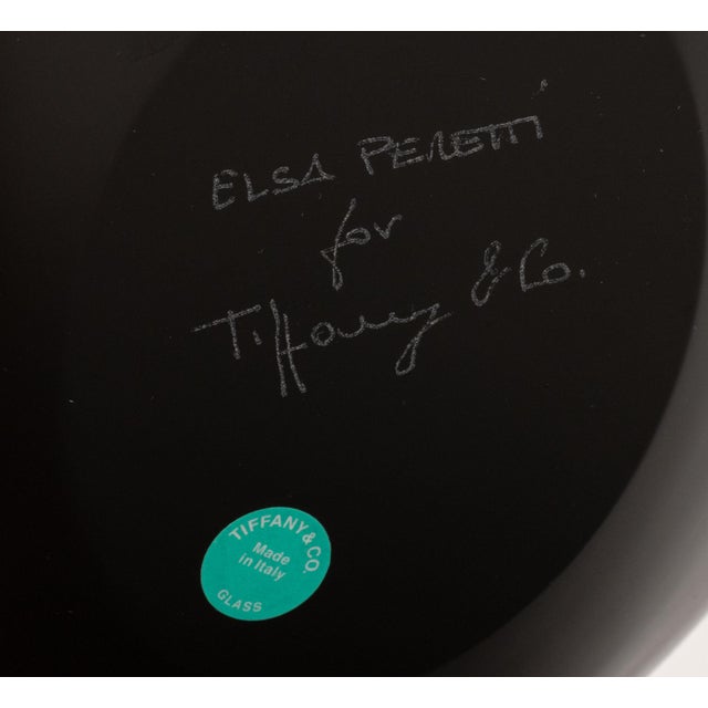 Elsa Peretti X Tiffany & Co. Black Glass Dishes, 2 For Sale - Image 10 of 10