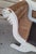 Wood Painted Antique Anglo-Indian Colonial Caned Leather Seat Settees -- a Pair For Sale - Image 7 of 13