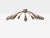 1960s Style After j.t. Kalmar Mid Century Modern Spider Flushmount Chandelier, Brass For Sale In New York - Image 6 of 12