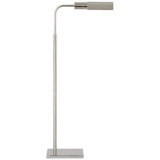 Visual Comfort Signature Studio Adjustable Cordless Pharmacy Floor Lamp in Polished Nickel For Sale
