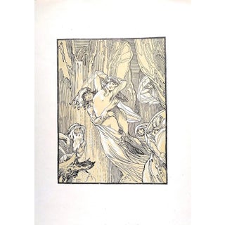 Ferdinand Bac, the Crying Women, 1922, Original Lithograph For Sale