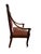 Late 19th Century Antique Empire Style Walnut Armchairs With Pink Tufted Upholstery, a Pair For Sale - Image 5 of 12