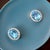 Natural Finely Faceted Quality Topaz Diamond Stud Earrings 14k W Gold 6.98 TCW Certified $3,950 311647 This is a Unique...
