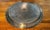 Mid 20th Century Vintage Large Round Silver-Plated Serving Tray For Sale - Image 5 of 6
