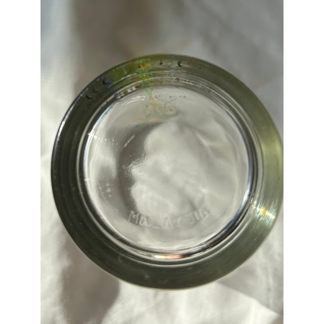 Glass Palm Springs Chic Exotic Bird Juice Glasses- Set of 4 For Sale - Image 7 of 8