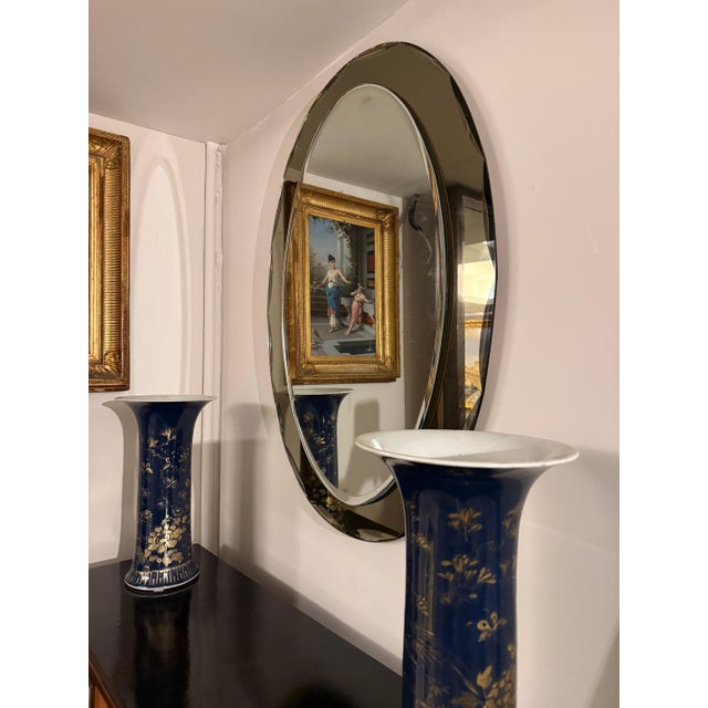 Italian Mirror in the style of Fontana Arte, 1970s For Sale - Image 4 of 11