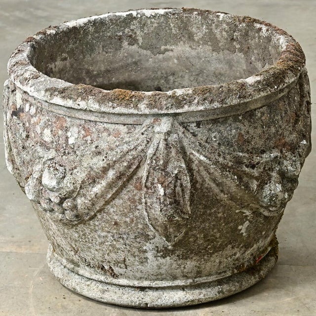 English 19th Century Cast Stone Single Planter For Sale - Image 9 of 10