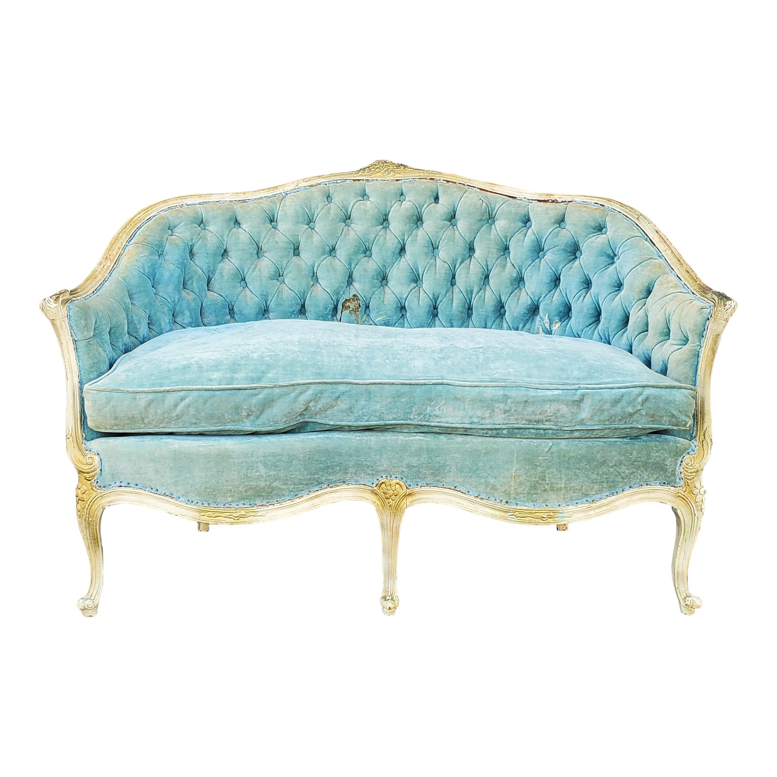 Vintage French Provincial Loveseat Chairish