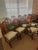 1990s Baker Inlaid Mahogany Norfolk Hepplewhite Dining Room Chairs For Sale - Image 14 of 17