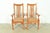 An exceptional pair of Mission or Arts & Crafts style high back spindle armchairs or dining captain chairs By L. & J.G....