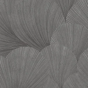 Sample - Borastapeter Mirage Wallpaper in Charcoal