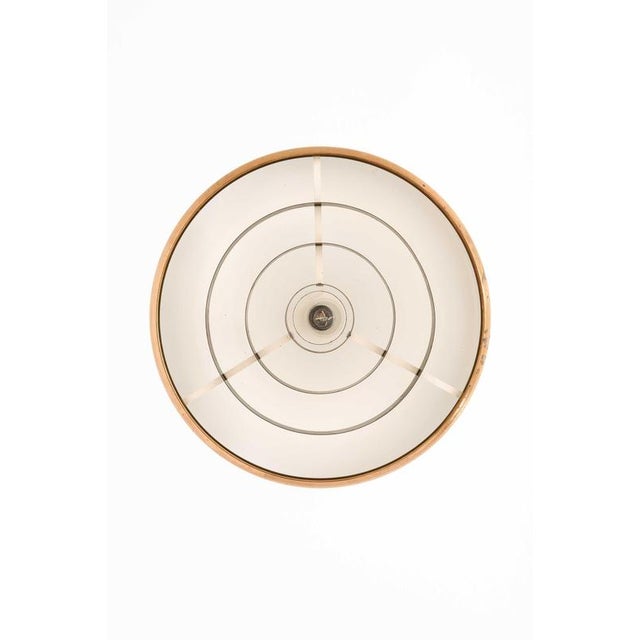 Mid-Century Ceiling Lamp in Brass by Alf Svensson & Yngvar Sandström, 1960s For Sale - Image 3 of 8