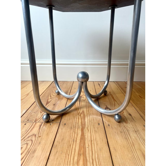 Vintage Bauhaus Octagonal Side Table, 1920s For Sale - Image 6 of 18