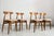 Vintage Dining Chairs, Zamojskie Fabryki Mebli, Poland, 1960s, Set Of 4 A set of four vintage upholstered dining chairs...