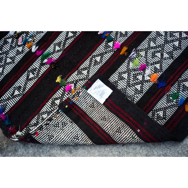 Vintage Turkish Gaziantep Jajim Rug 6′ × 7′5″ Chairish