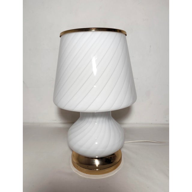 Glass Table Lamp, Italy, 1980s For Sale - Image 10 of 10