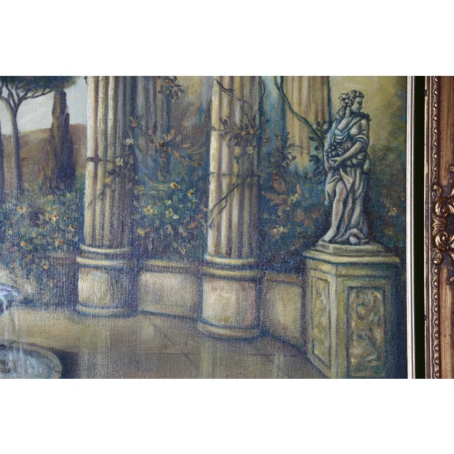 Mid 20th Century Michel J. Oumedian Modernist French Landscape For Sale - Image 5 of 13