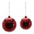 Kenneth Ludwig Chicago Glass Ball Ornament Set of 4  4" & 5" For Sale - Image 4 of 6